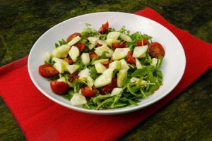 Ensalada de rúcula bioconsumidores